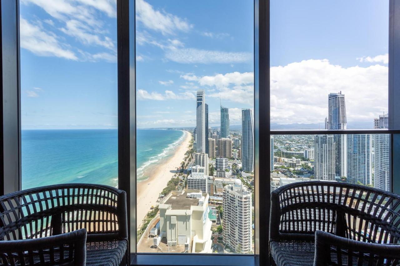 Sea View Beachfront Apartment In Surfers Guldkusten Exteriör bild